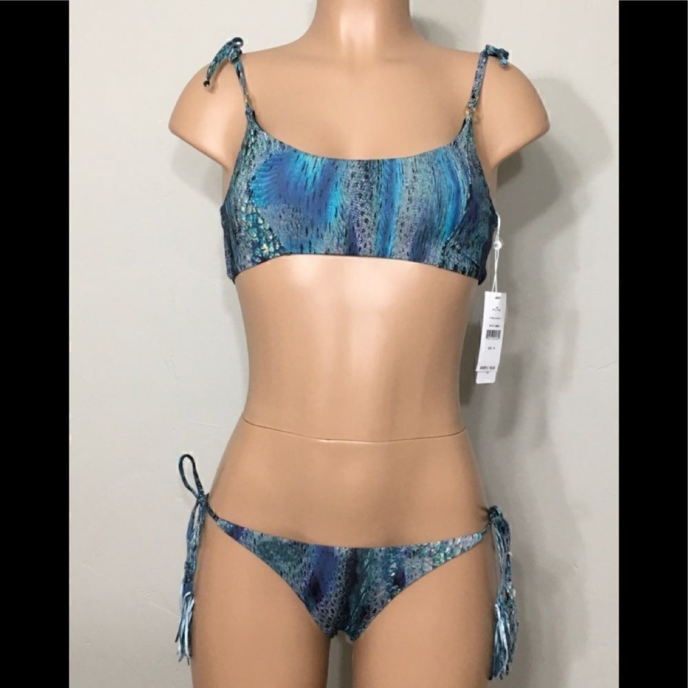 New. PILYQ Python bikini. M-top/S-bottom. NWT - Picture 3 of 9